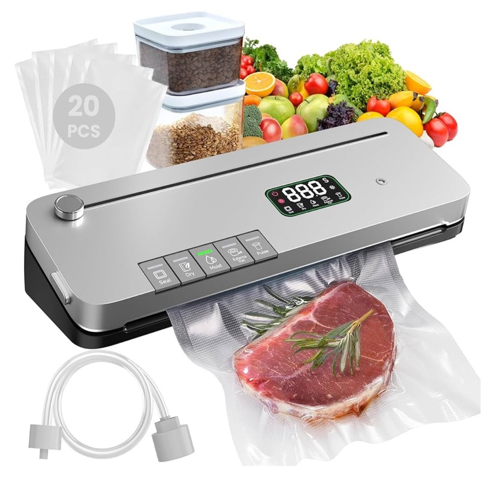 Food Vacuum Sealer Machine, 6-in-1